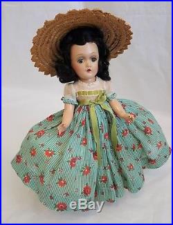 Vintage 1937-42 Madame Alexander Scarlett O'Hara 11 Compo Doll Gone With Wind