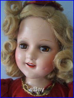 Vintage 1939 Mme Alexander 18 Composition Sonja Henie Doll Original NM