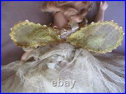 Vintage 1940's Madame Alexander 14 Composition Fairy Queen Doll Original Outfit