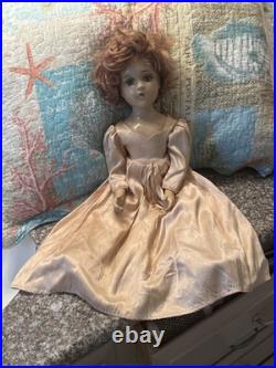 Vintage 1940's Madame Alexander Wendy Ann Doll Bride With outfit pink gown antique