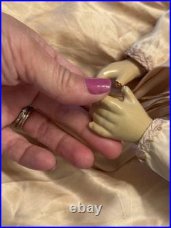 Vintage 1940's Madame Alexander Wendy Ann Doll Bride With outfit pink gown antique