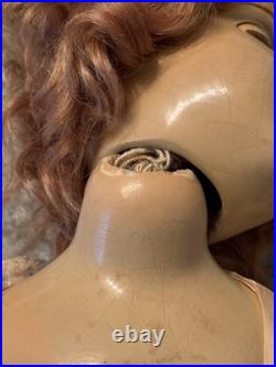 Vintage 1940's Madame Alexander Wendy Ann Doll Bride With outfit pink gown antique