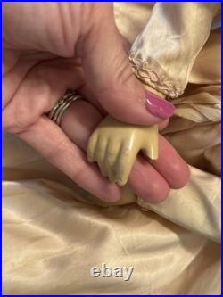 Vintage 1940's Madame Alexander Wendy Ann Doll Bride With outfit pink gown antique