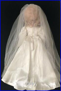 Vintage 1940s Madame Alexander Composition Wendy Ann 17 Bride Doll