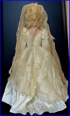 Vintage 1940s Madame Alexander Lucy Bride 18 Hard Plastic ALL ORIGINAL