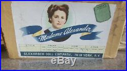 Vintage 1940s Madame Alexander Margaret O'Brien 14.5 Doll W Original Clothing