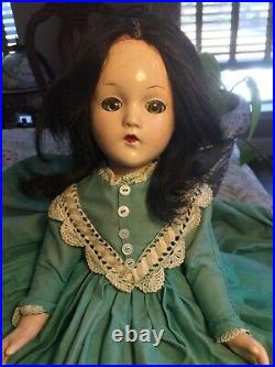 Vintage 1940s Madame Alexander Scarlett O'Hara 18 Composition Doll