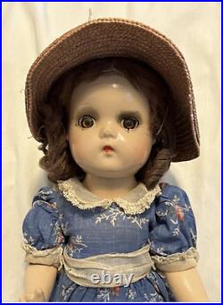 Vintage 1941 Madame Alexander Jeannie Walker Composition Doll 13