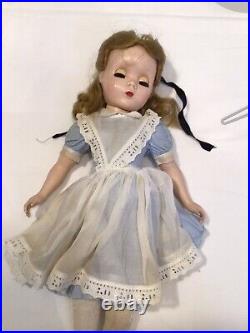 Vintage 1948 17 doll Alice in Wonderland Maggie Face! Unmarked Madame Alexander