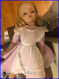 Vintage 1949-52 Madame Alexander 17 Alice in Wonderland Maggie face doll