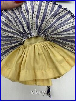 Vintage 1950'a Madame Alexander Alexander-Kins in Easter Colors Pinafore Dress