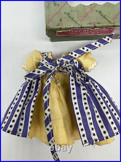 Vintage 1950'a Madame Alexander Alexander-Kins in Easter Colors Pinafore Dress