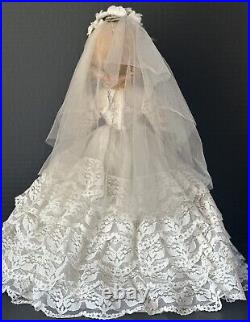Vintage 1950's Madame Alexander 15 Doll Elise Bride Tagged Outfit