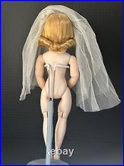 Vintage 1950's Madame Alexander 15 Doll Elise Bride Tagged Outfit