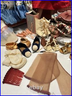 Vintage 1950's Madame Alexander 17 Blonde Doll Margaret Face Trunk Clothes Plus