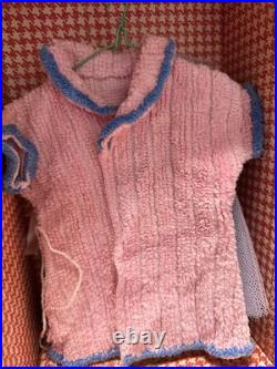 Vintage 1950's Madame Alexander 17 Blonde Doll Margaret Face Trunk Clothes Plus