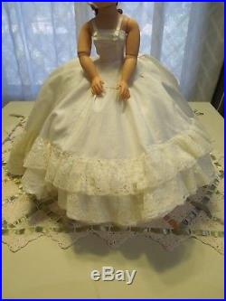 Vintage 1950's Madame Alexander 20 Cissy doll OOAK Bridal ensemble amazing