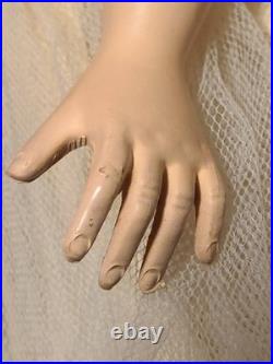 Vintage 1950's Madame Alexander Wendy Face Bride Doll Blonde Tagged Dress 15