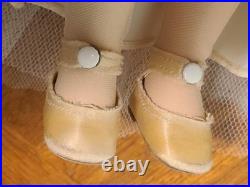 Vintage 1950's Madame Alexander Wendy Face Bride Doll Blonde Tagged Dress 15