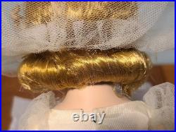 Vintage 1950's Madame Alexander Wendy Face Bride Doll Blonde Tagged Dress 15