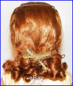 Vintage 1950s CISSY Doll MADAME ALEXANDER Auburn Red Hair SATIN BALL GOWN 20