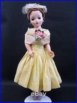 Vintage 1950s Madame Alexander 20 HP Cissy Doll, Rare Hairdo, Outfit & Access