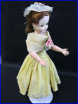 Vintage 1950s Madame Alexander 20 HP Cissy Doll, Rare Hairdo, Outfit & Access