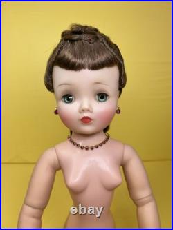 Vintage 1950s Madame Alexander Cissy doll with Pet Dog- Chair for display only