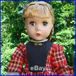 Vintage 1950s Madame Alexander Jo Doll Little Women HP Maggie Face 14 Inch