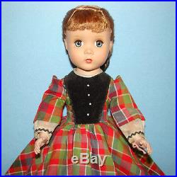 Vintage 1950s Madame Alexander Jo Doll Little Women HP Maggie Face 14 Inch