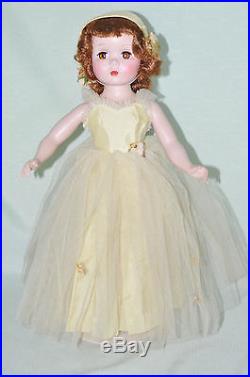 Vintage 1950s Madame Alexander Rosamund Bridesmaid doll 17in. All Original Gorg