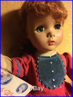 Vintage 1950s Madame Alexander Sweet Jo Doll Little Women Maggie Face 14 Inch