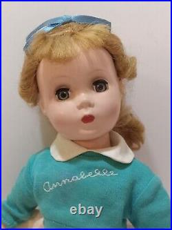Vintage 1952 14 Madame Alexander HP Annabelle Kate Smith Doll Maggie Face