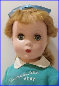 Vintage 1952 14 Madame Alexander HP Annabelle Kate Smith Doll Maggie Face