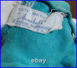 Vintage 1952 14 Madame Alexander HP Annabelle Kate Smith Doll Maggie Face
