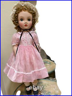 Vintage 1953-1955 WINNIE WALKER 24 Doll Madame Alexander TAGGED DRESS STUNNING