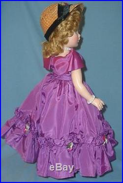 Vintage 1953 Madame Alexander 18 BINNIE WALKER DOLLCISSY FACEOriginal Gown