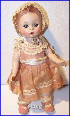 Vintage 1953 Madame Alexander Quiz-kins Alex Doll with Yes-No Buttons