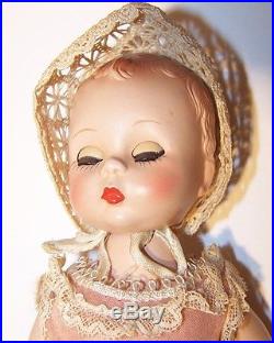 Vintage 1953 Madame Alexander Quiz-kins Alex Doll with Yes-No Buttons
