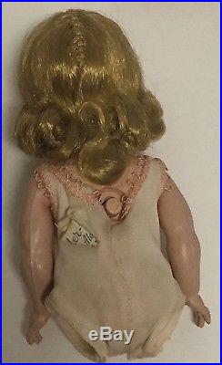 Vintage 1953 Madame Alexander Quiz-kins Alexanderkins Wendy Doll with Push Buttons