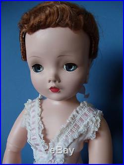 Vintage 1955 CISSY Doll 20 Mme Alexander Dotted Swiss Robe Nightgown Beautiful