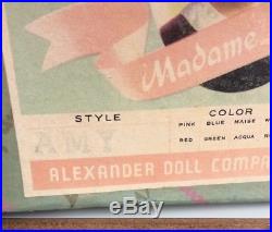Vintage 1955 Madame Alexander AMY from the Little Women series