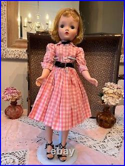 Vintage 1955 Madame Alexander Cissy Doll With Tagged Dress + More, Adorable