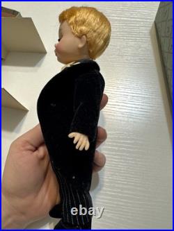Vintage 1955 Madame Alexander-Kins Blonde Groom in Tuxedo Outfit with Box, RARE