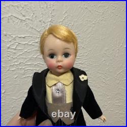 Vintage 1955 Madame Alexander-Kins Blonde Groom in Tuxedo Outfit with Box, RARE