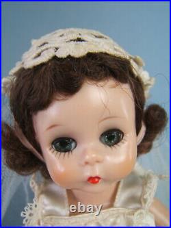 Vintage 1955 Mme Alexander-Kins Wendy SLW Bride Doll withHang Tag