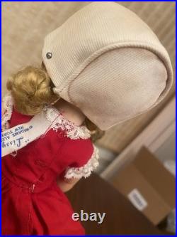 Vintage 1956 Madame Alexander 11 1/2 Lissy Doll #1222 In Original Tagged Outfit