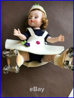 Vintage 1956 Madame Alexander Wendy Thinks Roller Skating is Fun BKW