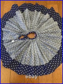 Vintage 1957 Madame Alexander Cissy HFT Navy Polka Dot Tagged Skirt Set Tagged