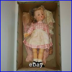 Vintage 1957 Madame Alexander Edith The Lonely Girl Doll with Book, Orig. Box